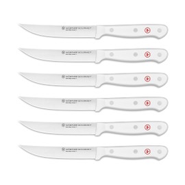 WÜSTHOF Gourmet White 6-Piece Steak Knife Set