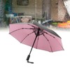 Portable Umbrella with Fan 8 Fiberglass Ribs Windproof Umbrella for