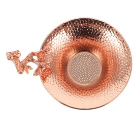 ABOOFAN Copper Plum Strainer Heat Resistant Loose Leaf Infuser for Home Teaware Supply Delicate Sifter for Spices and Tea Brewing