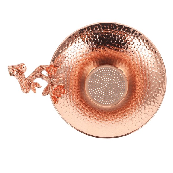 ABOOFAN Copper Plum Strainer Heat Resistant Loose Leaf Infuser for