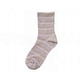 Women's Elastic without Pattern, Non Slip Socks (Border) , , , grays,