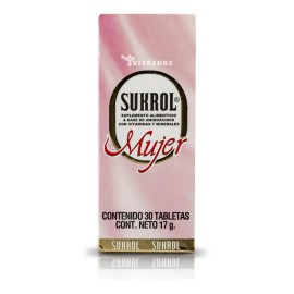 Sukrol Mujer Caja Tabletas Vitaminas Minerales Sabor