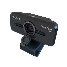 Creative Live! Cam Sync V3 Wide-Angle 2K QHD 4x Digital Zoom with Dual Microphone and Privacy Lens Cover Webcam LC-SYNCV3