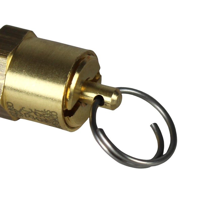 125 PSI Air Compressor Safety Relief Pop Off Valve Solid