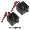 MakerHawk 2pcs Speaker 10 Watt 4 Ohm Single Cavity Mini