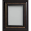 Frame Company Emson Black Picture Photo Frame with Black Mount - 6x4 for pic size 4x3 *Choice of Sizes* Fitted with Real Glass