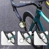 BriskMore, Specchietti retrovisori convessi neri, 2 pezzi, regolabili, per manubrio