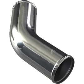 102mm (4 Inch) OD Aluminium Alloy 45 Degree Tube Bend Intercooler Universal 150mm (6") x 150mm (6") Leg Lengths