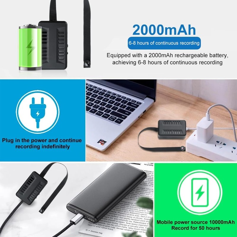 XNJ Mini WiFi Camera 1080P Indoor Surveillance Camera Motion Detection