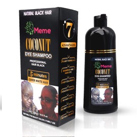 Meme - 16.9 Fl. Oz Coconut Oil Infused Shampoo - Vibrant, Fade-Resistant Color, Gentle on Scalp, Plant-Based Formula with Vegetable Oils, Ultimate Hair Protection for Men and Women