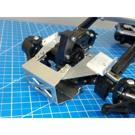 Tamiya Aluminum Axle Bumper Servo Shock Mount Guard Plate Tamiya 1/10 Super Clodbuster