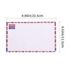 50 Pack Airmail Envelopes -Commercial Flap Business Envelopes- Air Mail