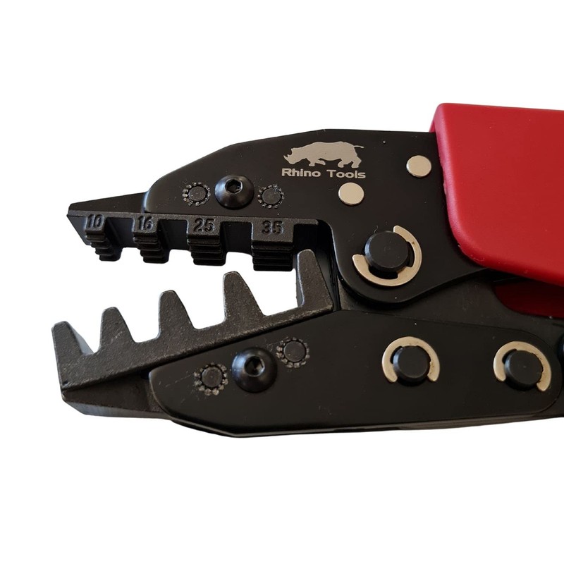 10 16 25 35mm² Bootlace Ferrule Crimping Tool | Rhino