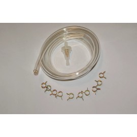 none 1/4" (6.4mm) Fuel Line Gas Tube Hose Motorcycle Bike ATV PWC UTV CLEAR