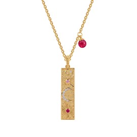 Gold Dog Tag Necklaces for Women Trendy Dainty Pendant Gold Necklace