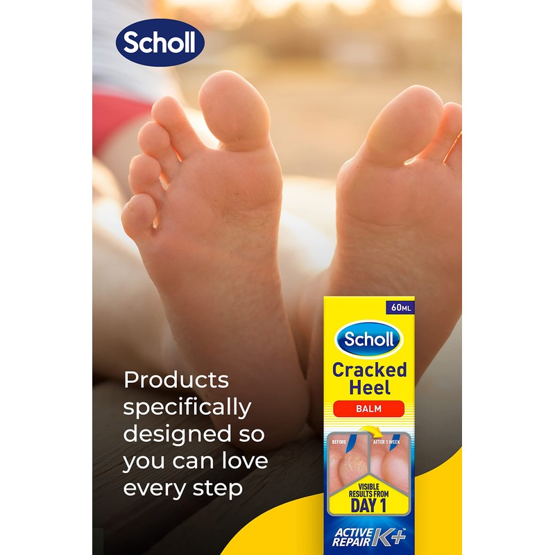 Scholl Cracked Heel Repair Cream Active Repair K+, 60 ml