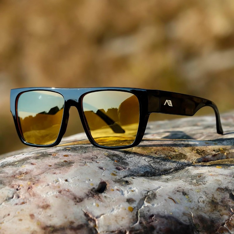 Gafas de Sol Polarizadas Oversize UV400 Kimorn para Hombres y