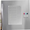 TEHAUX 1set Magnetic Acrylic Dry Erase Board for Fridge Erasable