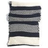 aesthetinc Chunky Stripe and Dot Pattern Knit Infinity Loop Scarf