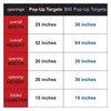 OnCourt OffCourt Pop-Up Air Targets for Tennis Training Practice. Set