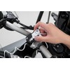 TANAX MF-4776 Motorcycle Anti-Theft Helmet Wire Lock Handle Clamp Mount
