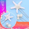 Yean Starfish Wedding Hair Pins Pearl Bridal Hair Pieces Mermaid
