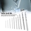 High-speed Steel Straight Shank 10PCS Durable 0.5-3mm Twist Drill Bits