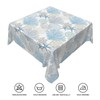 TTQYFNM 70x70inches Nautical Coastal Theme Tablecloth Starfish Coral Seashell Print