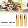 3Pcs Electric Guitar Single Coil Pickup Cover Copper Instrument Accessory