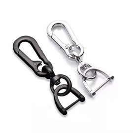 KEAIDUO Keychain, Anti-Lost, Bicycle, Car, Men's, Women's, Luxury Carabiner Hook, D-Ring Keychain, Easy to Install and Disassemble, Stylish, Gift, Fashion, Simple Design, Zinc Alloy, Set of 2, Women's
