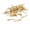 uxcell 2.8mm Wiring Connectors Male Spade Crimp Terminals 40pcs Gold
