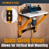 POWERTEC Folding Router Table Stand – Adjustable Height Workstation Base