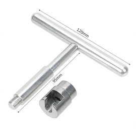 Yuecoom Paintless Dent Removal Kit, 18pcs Dent Pulling Tabs & T‑Bar Hammer Set, Car Dent Puller Remover for Auto Body Damage Repairing