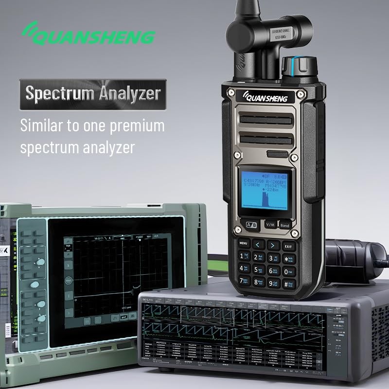 QuanSheng TK11(8) Multi-Band Walkie Talkie - 10W, NOAA Weather Alerts,