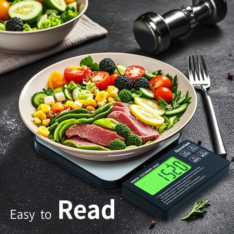 Savoriee Food Scale, 2024 Newly Split Designed 33lb Digital Kitchen