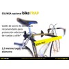 Bicycle Anti-Theft Protection Double Loop Steel Cable 2.5 m x
