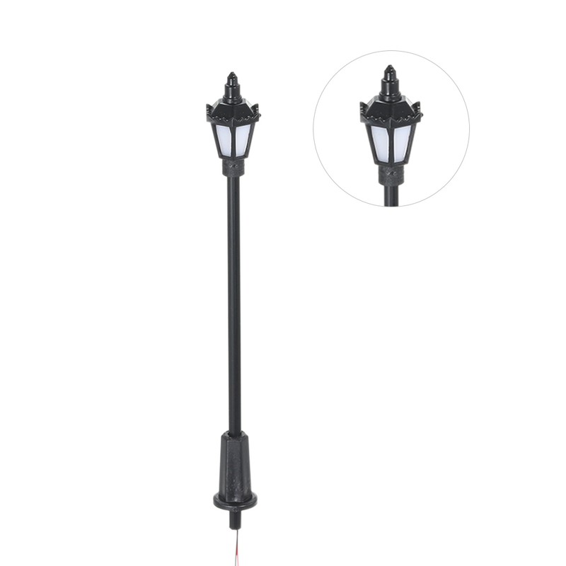 20pcs Warm White Model Street Lights Layout Lamppost Railway Train