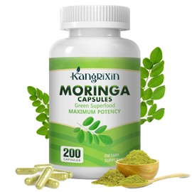 KangRiXin Moringa Capsules with Pure Moringa Powder | Skin Health and Immune Support | Non GMO, Gluten Free