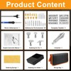 Pyrography Soldering Iron Set, Temperature Adjustable 200~450 °C, 2-in-1 Soldering