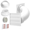 SPARES2GO Universal Cooker Hood External Vent Kit 4" 5" 6"