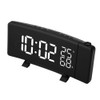 Digital Clock 3 Color Projection LED Switch Display Time Clock