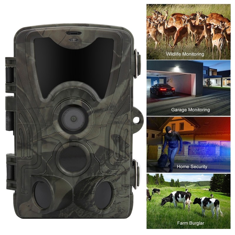 Outdoor Hunting Trail Camera 16MP 1080P IP65 Waterproof Infrared Night