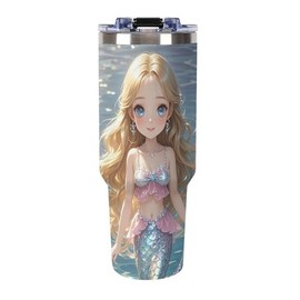Regalos de bautismo para niños, botella de agua de 18 onzas con tapa de popote, regalos cristianos, taza aislada de acero inoxidable para escuela, dep