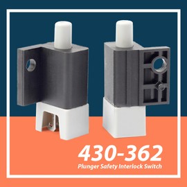 Lisnhlin 430-362 Plunger Safety Interlock Switch Replacement for John Deere AM141767 for MTD 725-04363 for Cub Cadet 725-04363 for Delta 6402-53 Mower Parts (2 Pack)