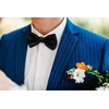 Men's Bow Tie, Solid Color Classic Pre-Tied Bow Tie, Satin