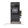 2.5Gb PCIe Network Card Professional 4 RJ45 Ports RTL8125BG Chip