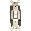 Leviton 3 Amp, 24 Volt AC/DC, Toggle Double Throw, Center