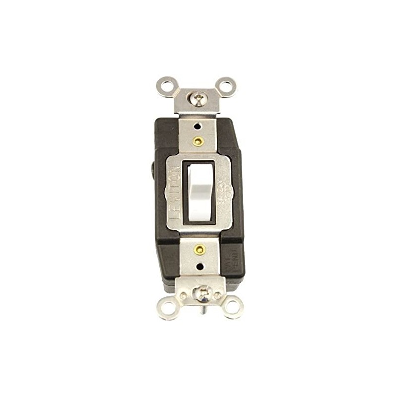 Leviton 3 Amp, 24 Volt AC/DC, Toggle Double Throw, Center
