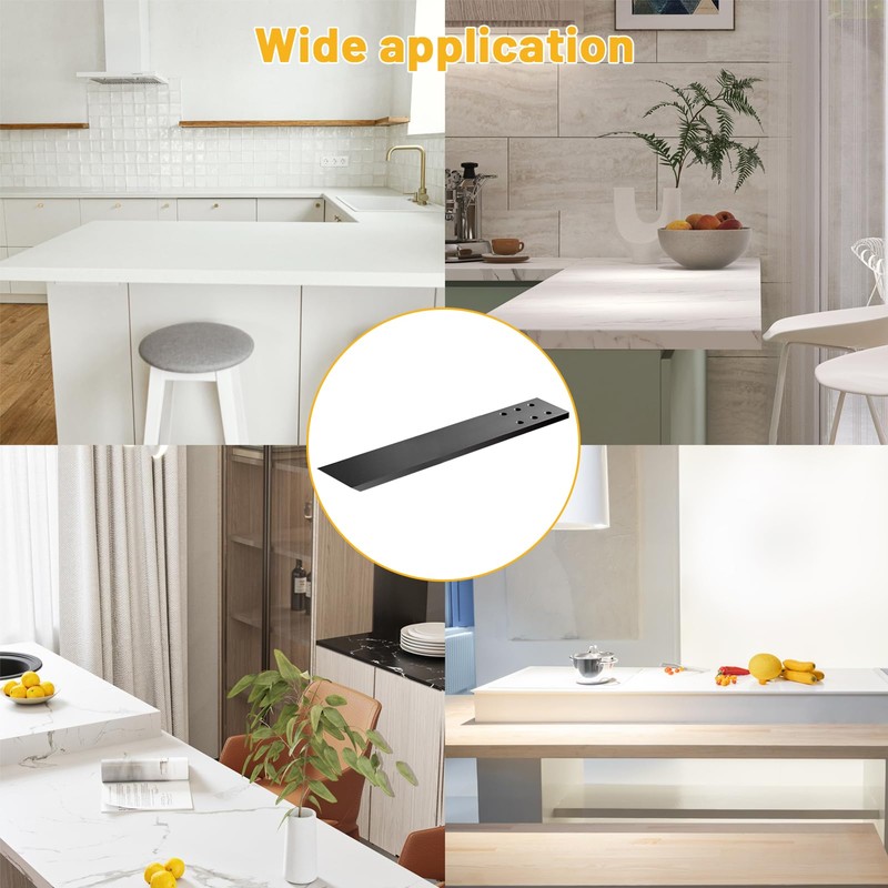 Hidden Granite Countertop Support Brackets 4 Pack 12" L x