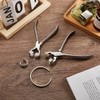 SUNCHSEN 2 Pcs Ring Making Kit Chain Nose Pliers Bending